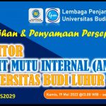 Pelatihan dan Penyamaan Persepsi Auditor Audit Mutu Internal (AMI) Universitas Budi Luhur